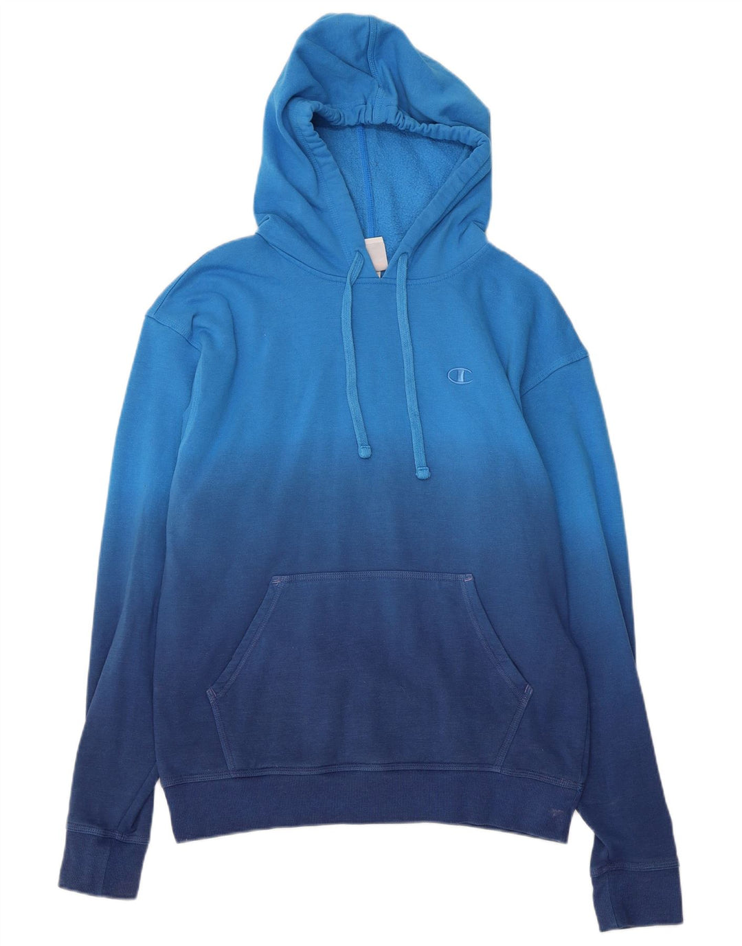 CHAMPION Suéter masculino com capuz e algodão colorido azul médio