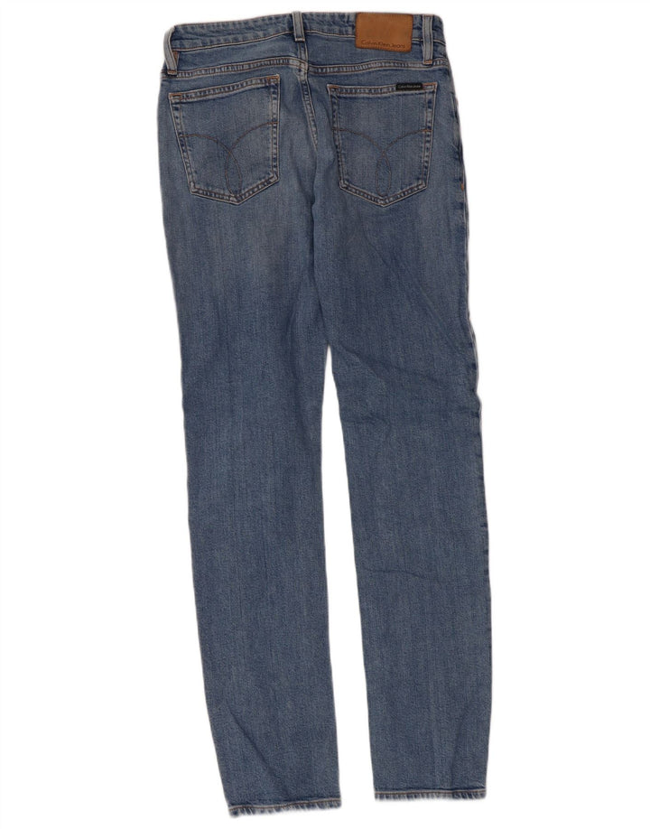 Calvin Klein Masculino Slim Jeans W30 L32 Azul Algodão