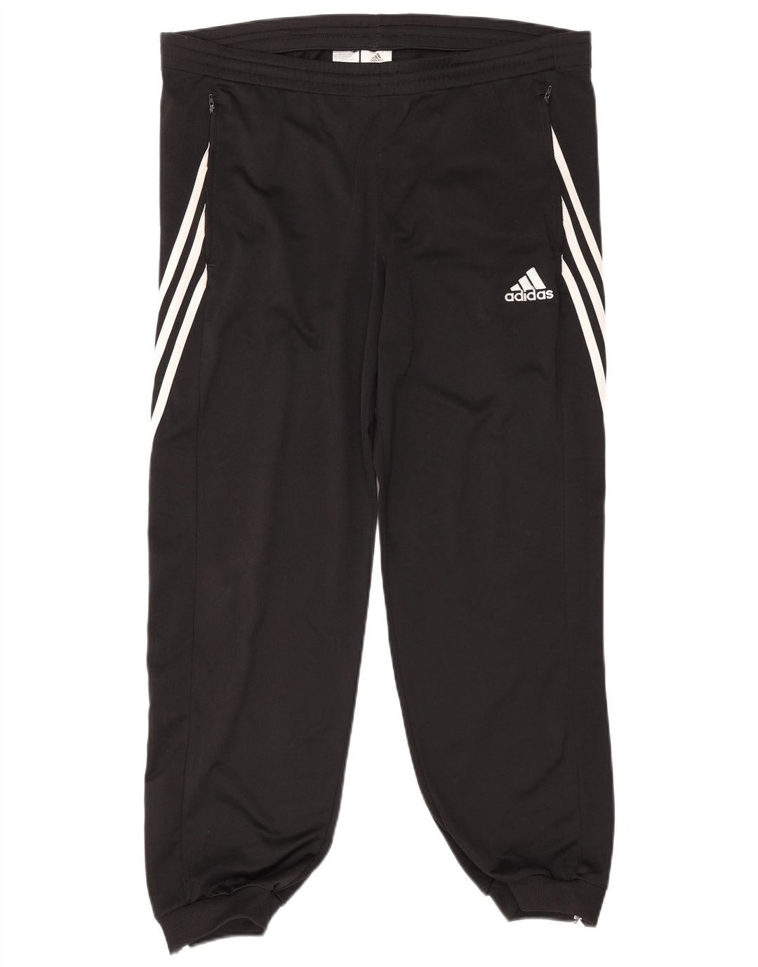 Adidas Mens Treino Calças Joggers Grande Poliéster Preto