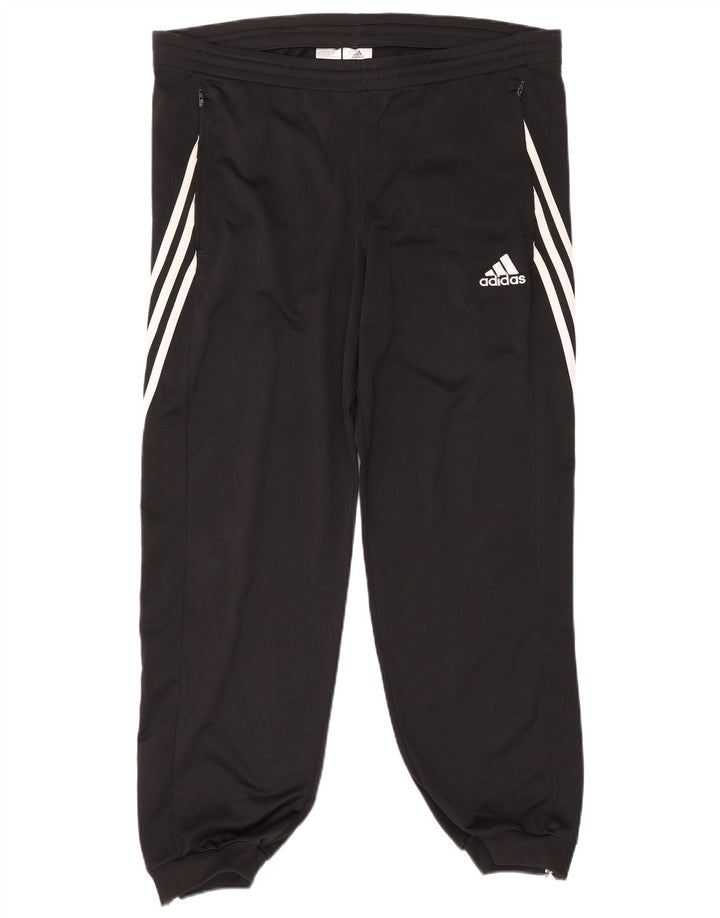 Adidas Mens Treino Calças Joggers Grande Poliéster Preto