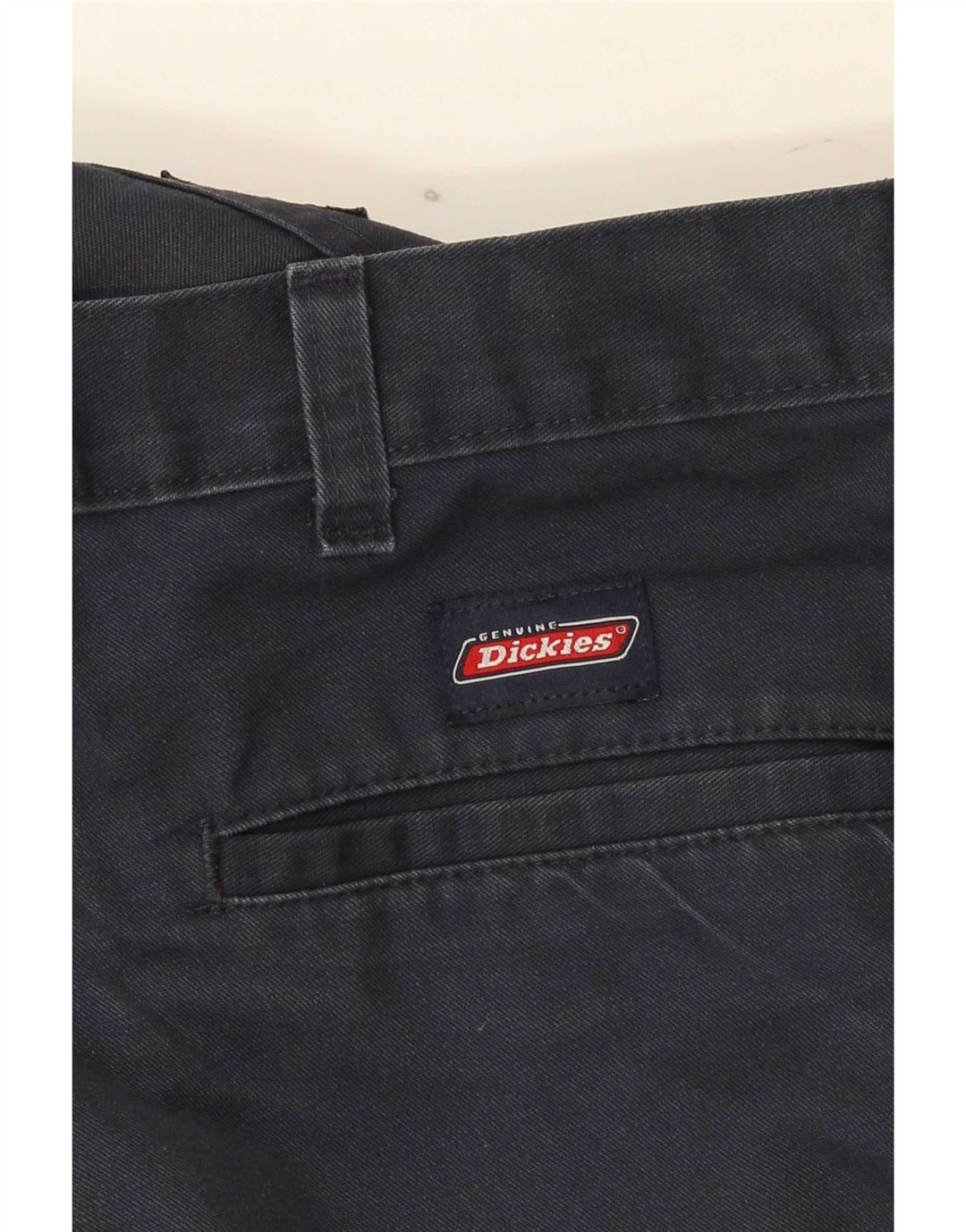 Calças Chino retas masculinas Dickies W34 L30 azul marinho