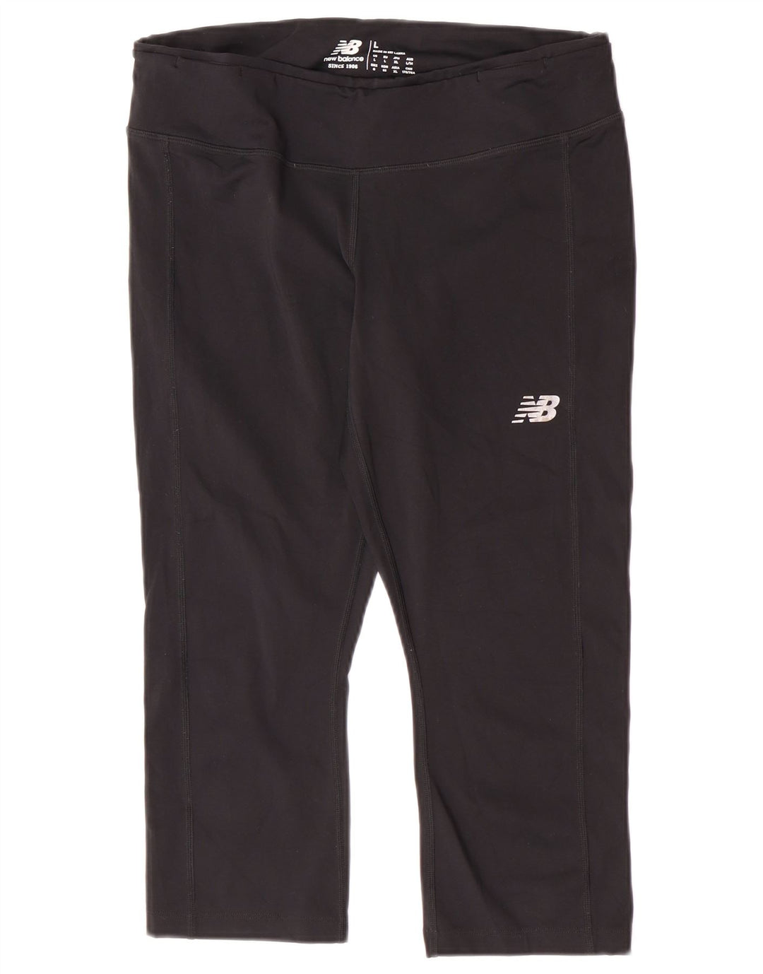Leggings Capri New Balance Feminino UK 14 Grande Preto