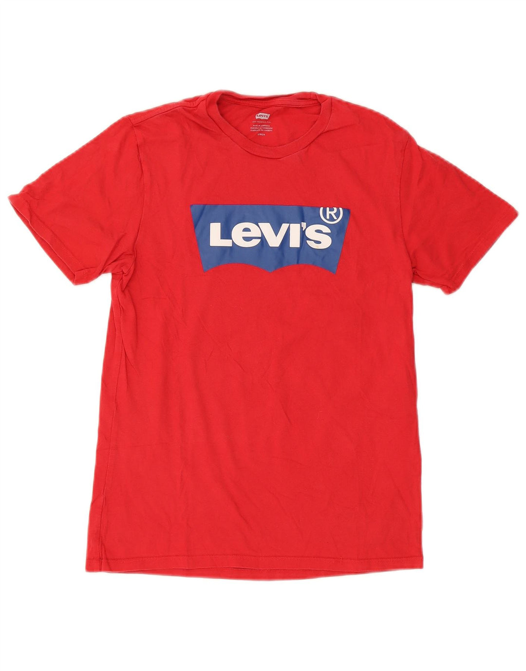 Camiseta gráfica masculina Levi's Top pequeno vermelho