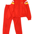 Errea Mens Full Tracksuit Pequeno Poliéster Colorblock Vermelho
