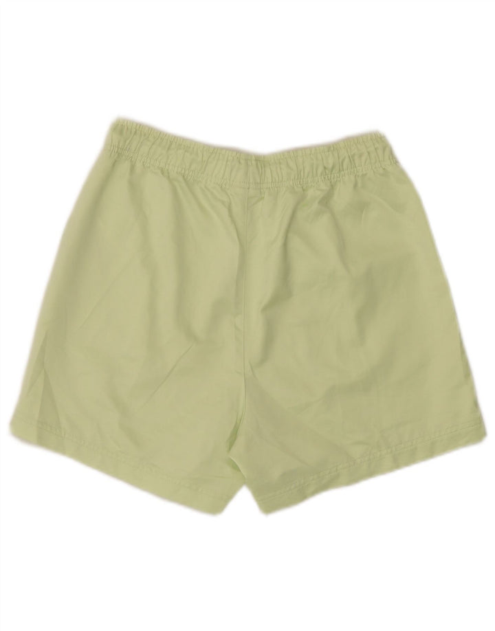 Shorts esportivos femininos Nike UK 10 pequeno poliéster verde