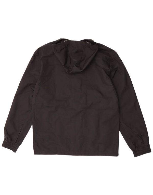 Adidas Mens Hooded Rain Jacket UK 36 Pequeno Poliéster Preto