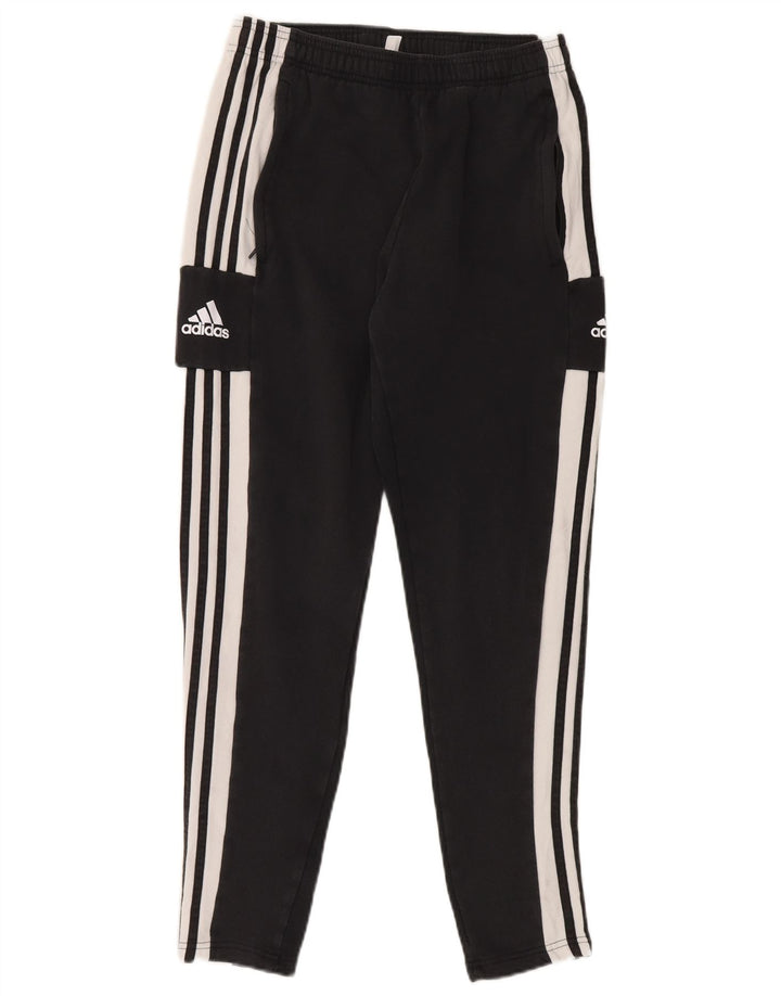 Calças de treino masculinas ADIDAS de algodão preto médio