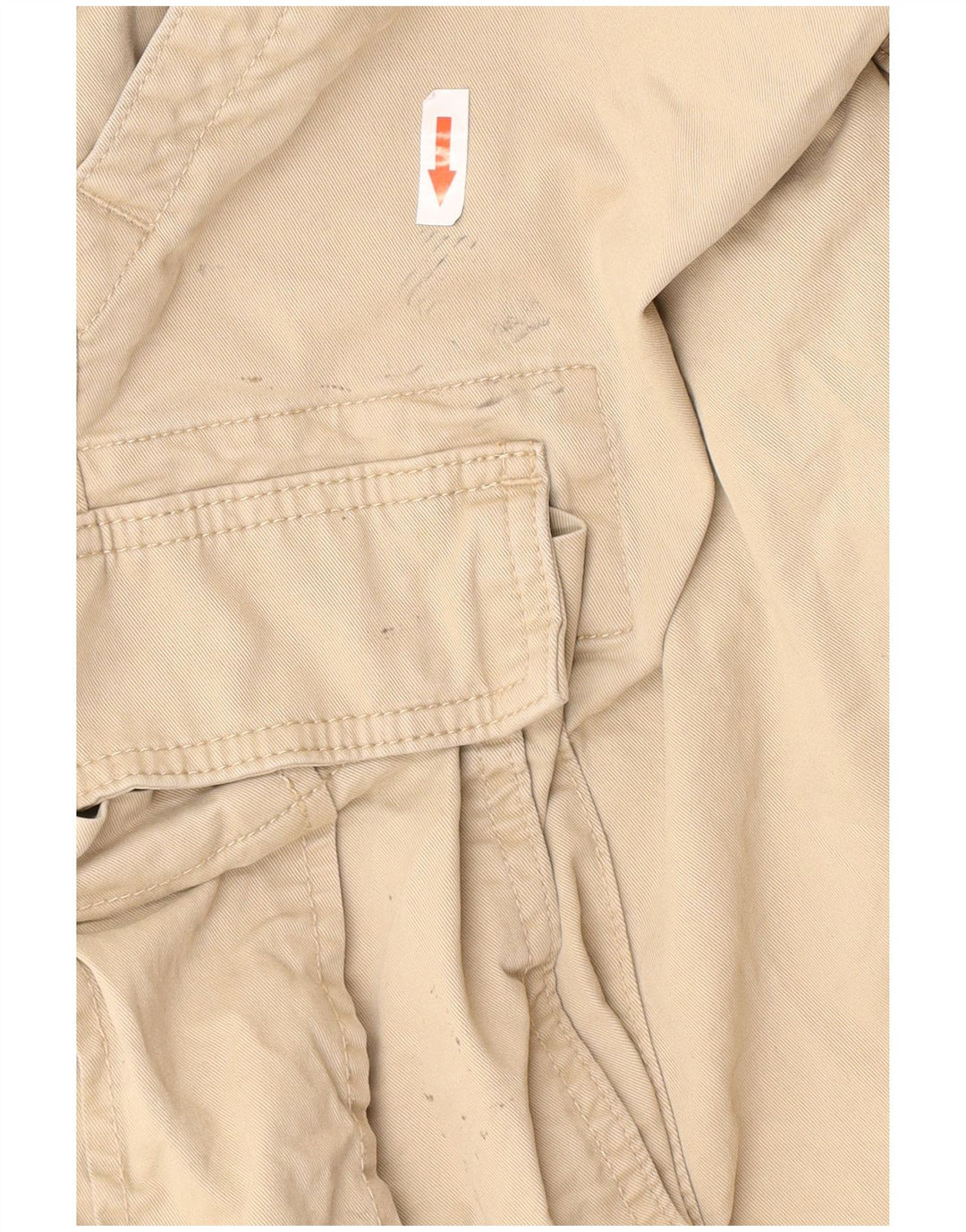 Shorts cargo masculino Gap W36 grande algodão bege