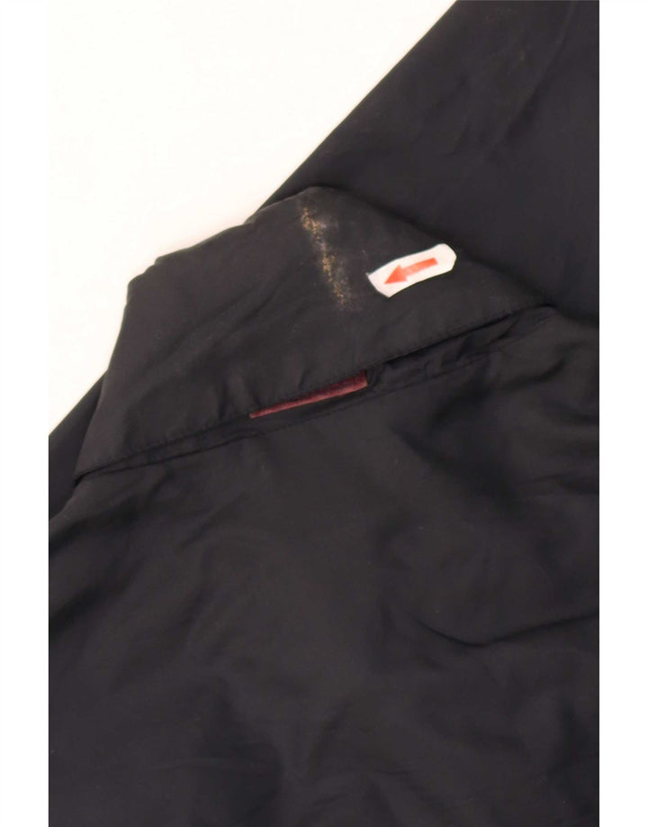 Jaqueta de chuva masculina Nike UK 36/38 pequena preta de nylon
