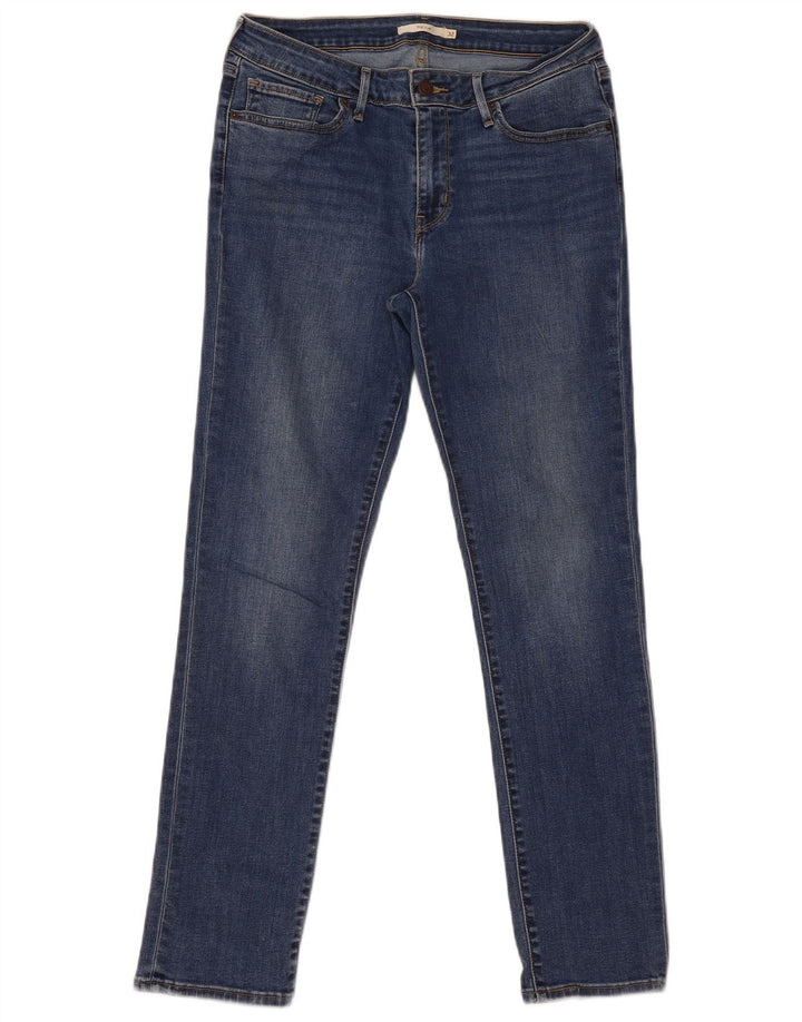 Calça jeans feminina Levi's 711 Slim W32 L30 azul algodão