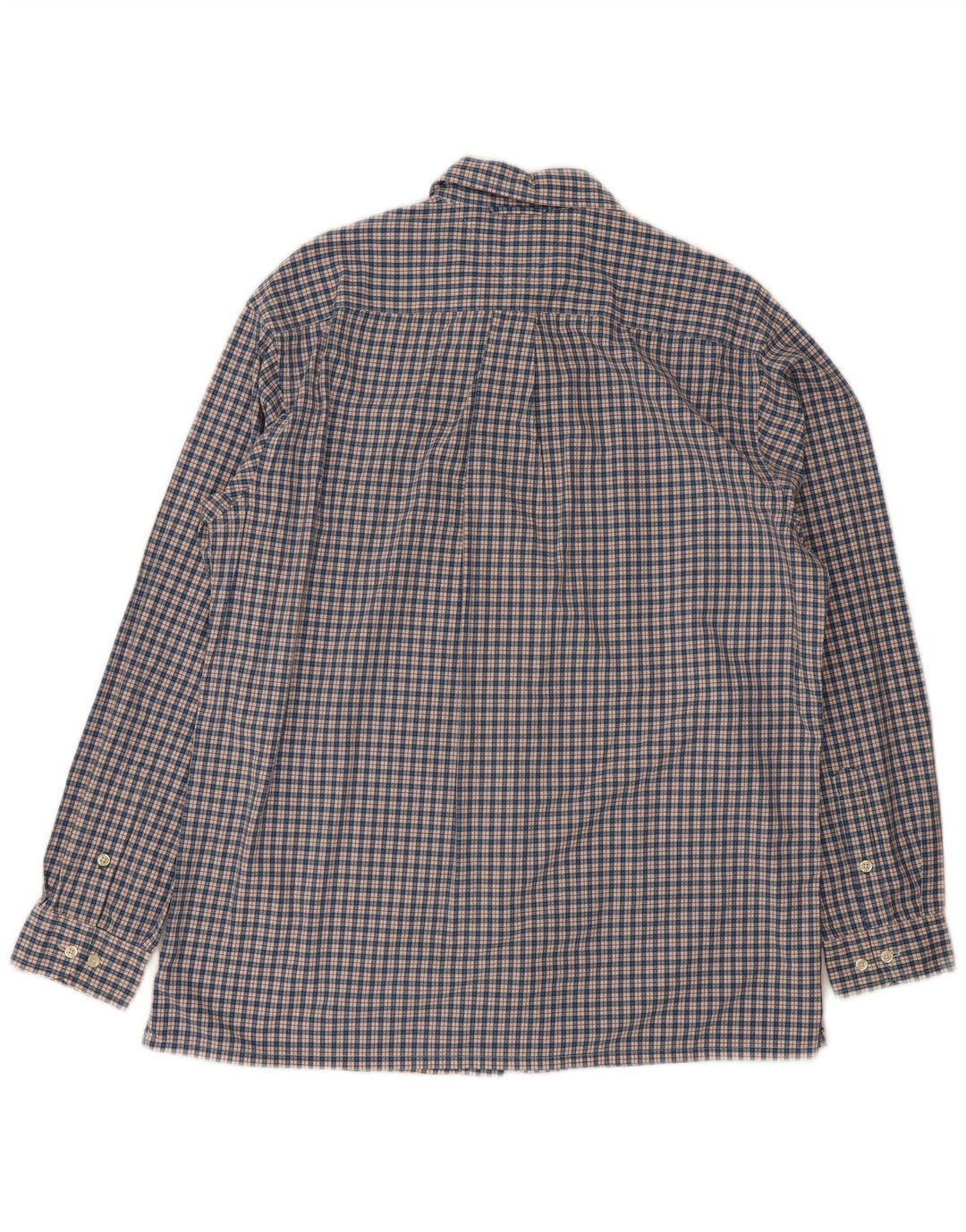 Camisa masculina Tommy Hilfiger Regular Fit média xadrez azul