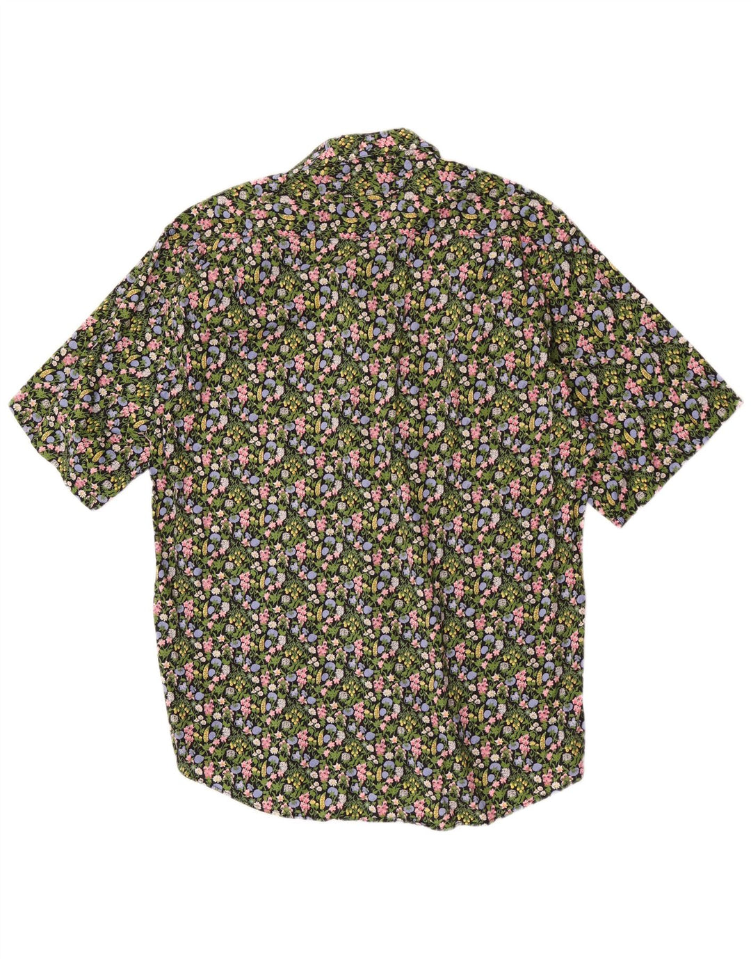 Camisa masculina de manga curta Daniel Dodd grande verde floral