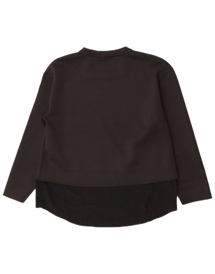 Suéter feminino Dkny UK 16 grande poliéster preto