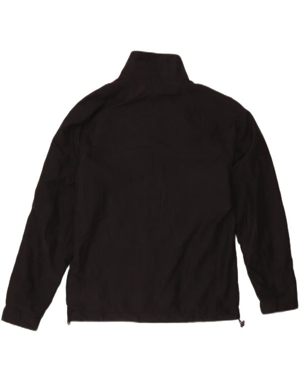 Fila Mens Tracksuit Top Jacket Médio Preto Listrado Poliéster