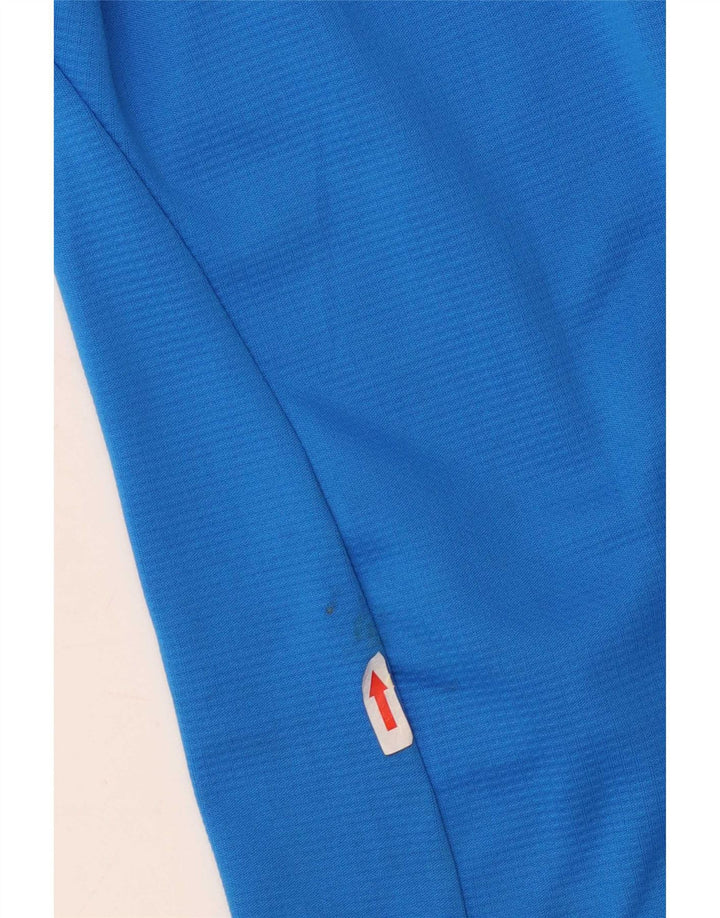 Puma Mens Top Manga Longa 2XL Azul Poliéster