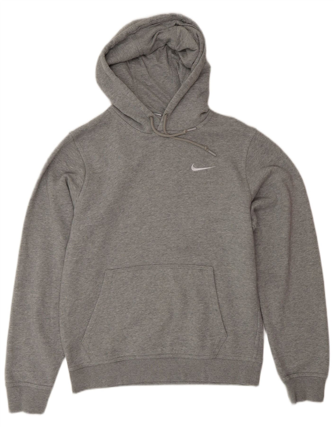 Jumper com capuz masculino Nike pequeno algodão manchado cinza