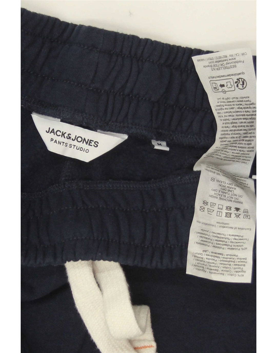 Calça de treino masculina Jack & Jones Joggers médio algodão azul marinho