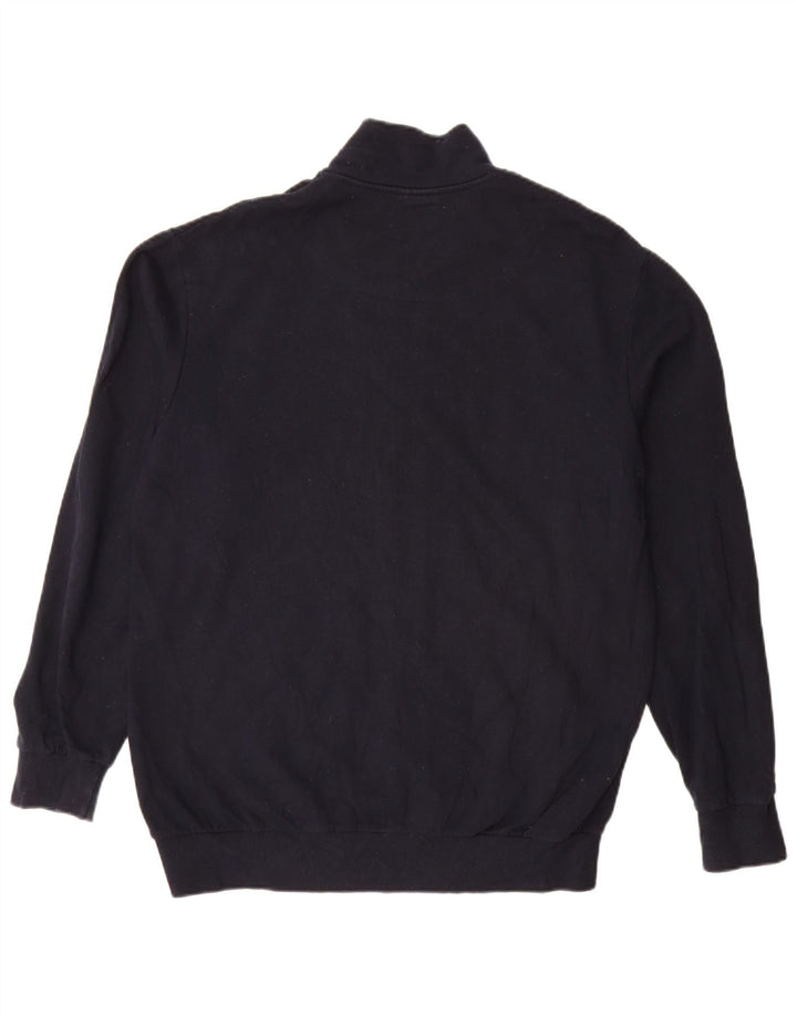 Lotto Mens Treino Top Jacket XL Azul Marinho Algodão