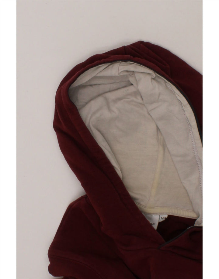 ELLESSE Boys Graphic Hoodie Jumper 13-14 Years Burgundy Cotton Vintage Ellesse and Second-Hand Ellesse from Messina Hembry 