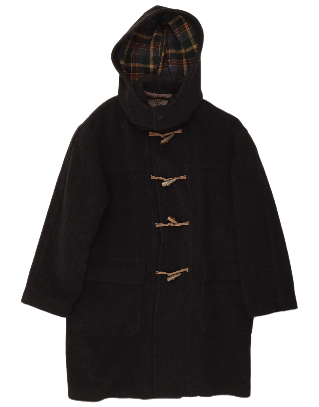 Casaco masculino vintage com capuz IT 52 XL preto