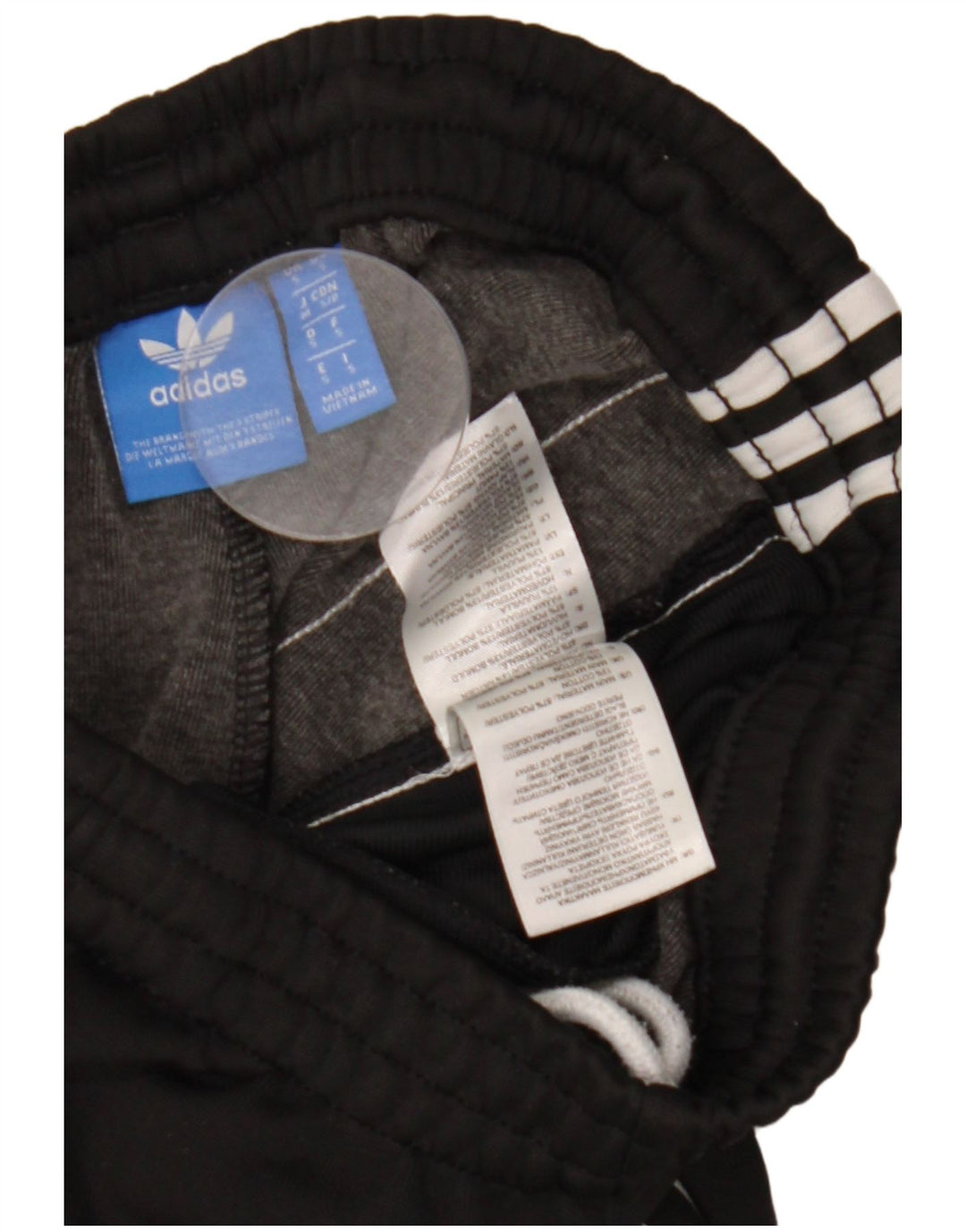 Adidas Mens Treino Calças Joggers Pequeno Poliéster Preto