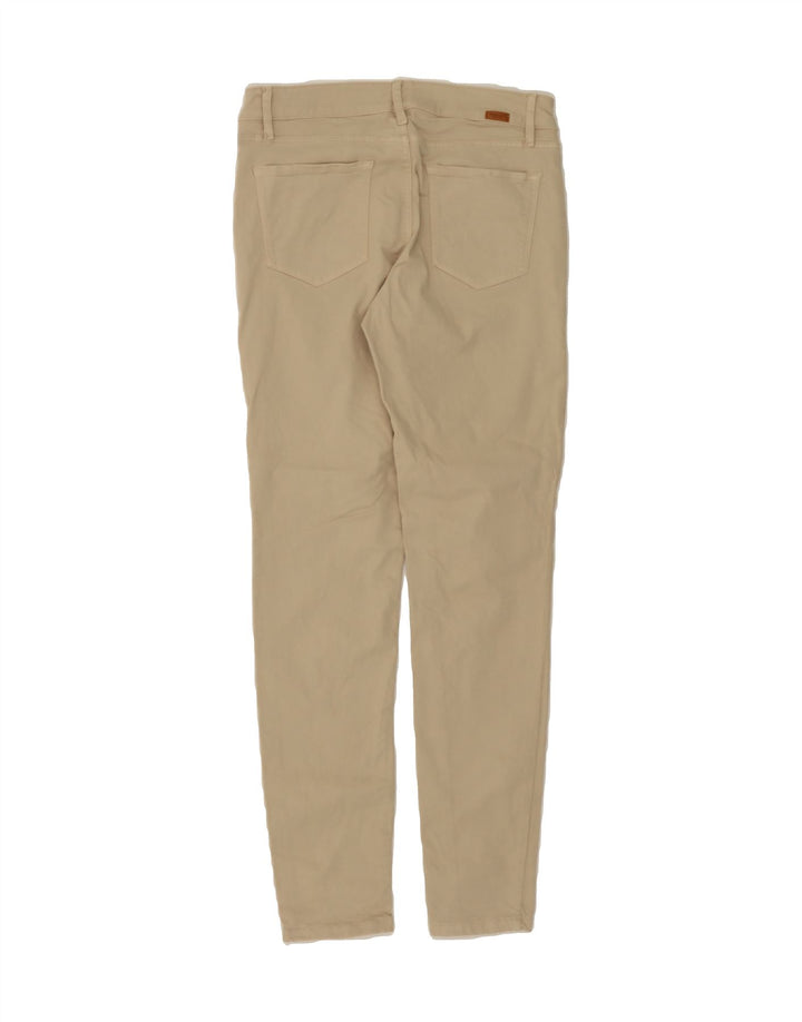 MASSIMO DUTTI Womens Skinny Casual Trousers EU 40 Medium W30 L29 Beige Vintage Massimo Dutti and Second-Hand Massimo Dutti from Messina Hembry 