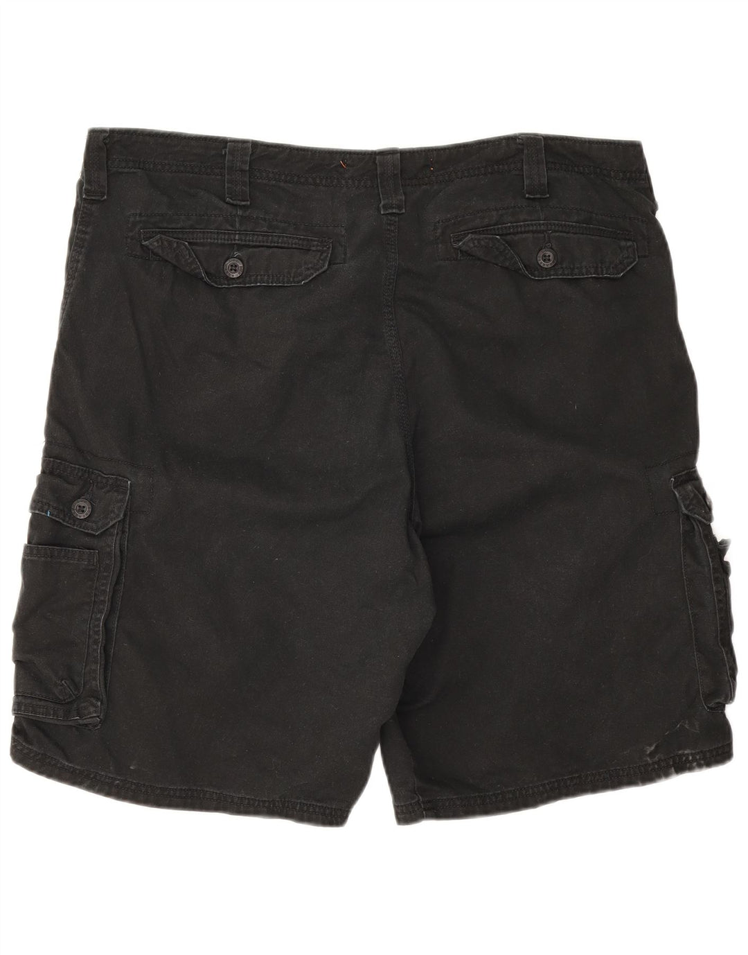 Lee Mens Dungarees Cargo Shorts W38 XL Algodão Preto