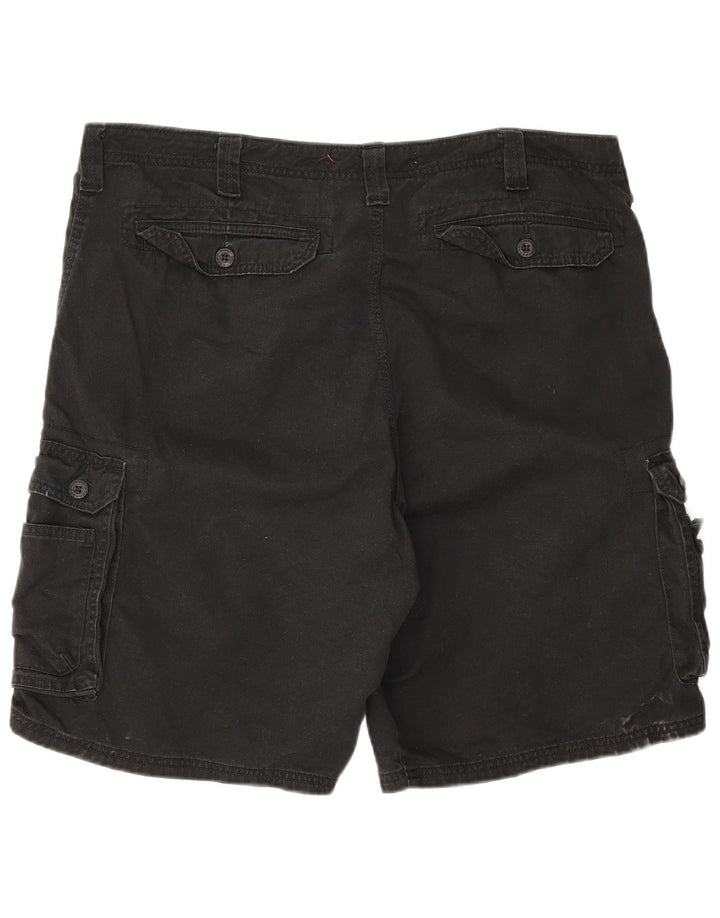 Lee Mens Dungarees Cargo Shorts W38 XL Algodão Preto