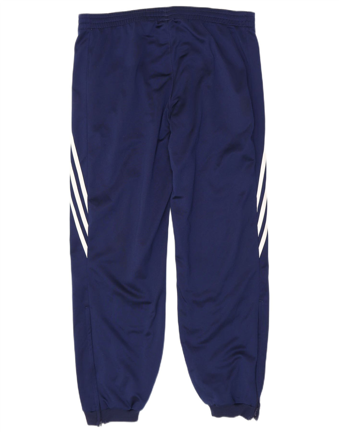 Calça de treino masculina Adidas Joggers grande poliéster azul marinho