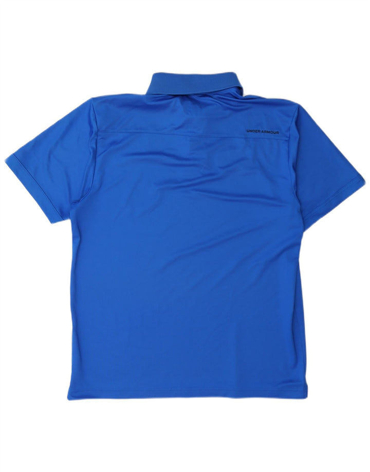 Camisa polo masculina Under Armour Heat Gear grande azul