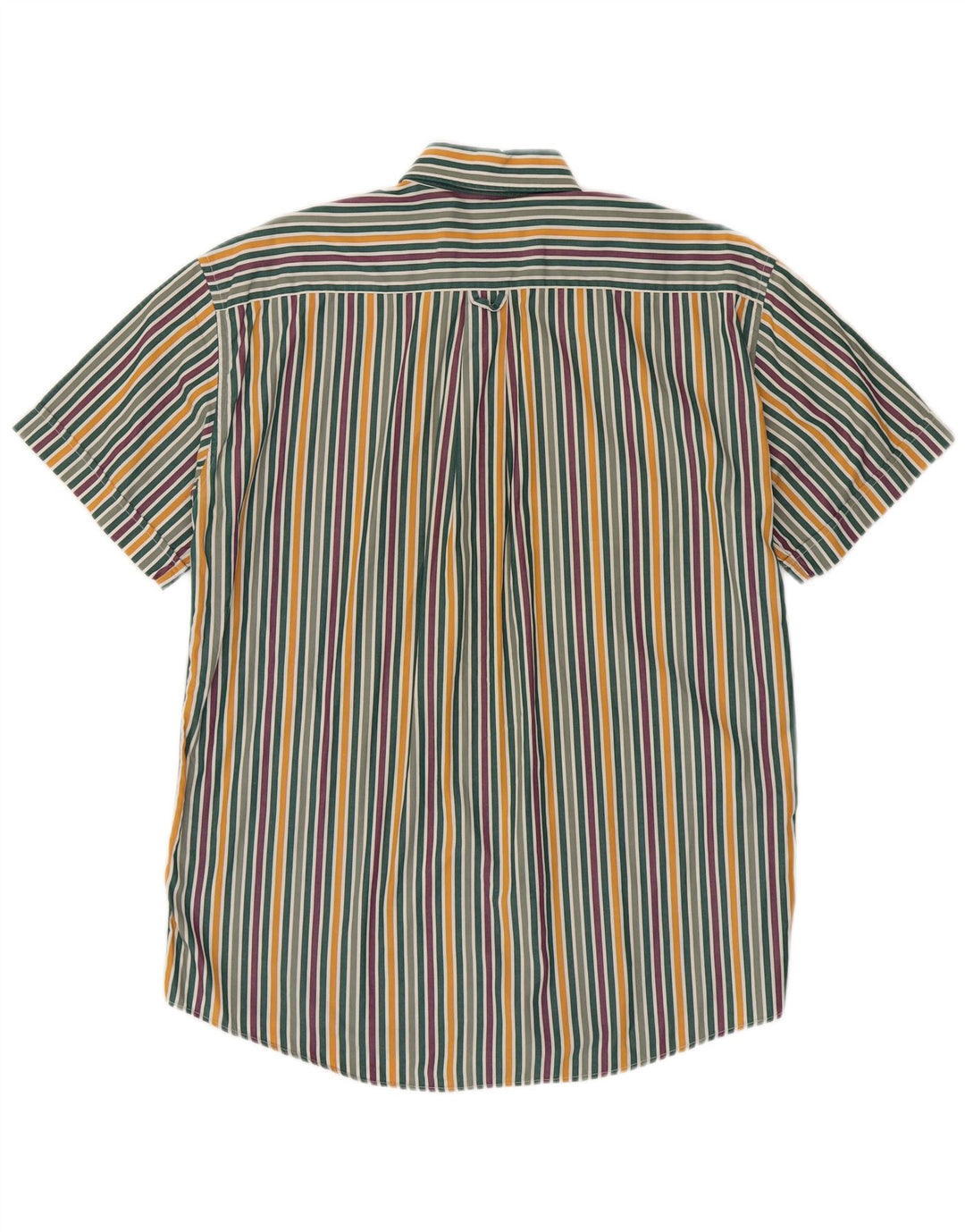 Camisa masculina de manga curta MISSONI tamanho 38/39 pequena listrada multicolorida