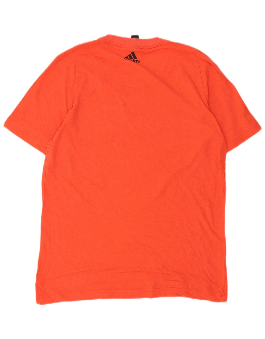 ADIDAS Mens Graphic T-Shirt Top Pequeno Laranja