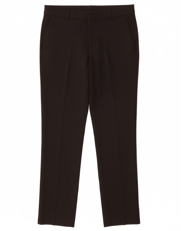 Calça Chino Feminina DKNY Slim EUA 6 Médio W32 L29 Poliéster Preto