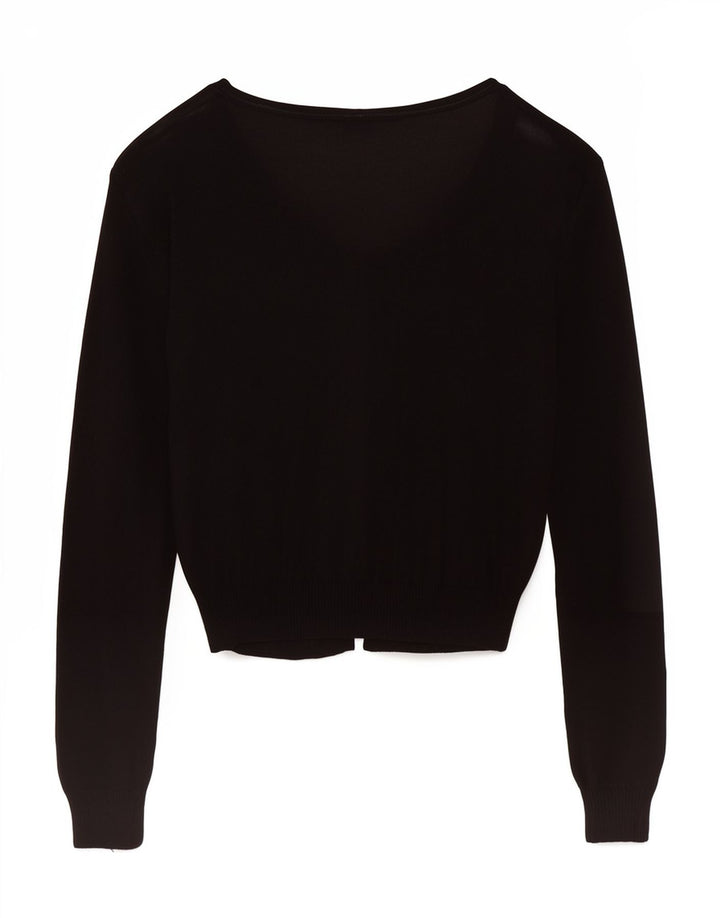 Top Cardigan Feminino Max & Co. Reino Unido 12 Médio Preto