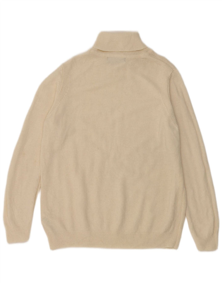 Suéter feminino Marks & Spencer com gola redonda e lã branca grande Reino Unido 16