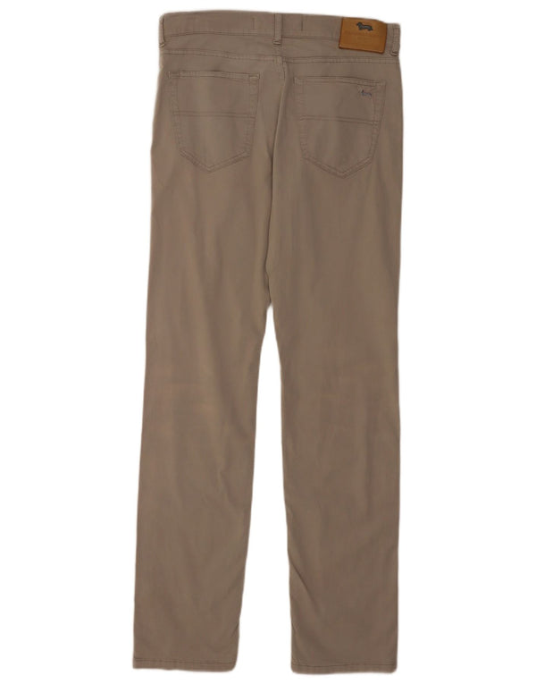 Harmont & Blaine Mens Slim Casual Calças IT 48 Médio W32 L33 Algodão Cinza