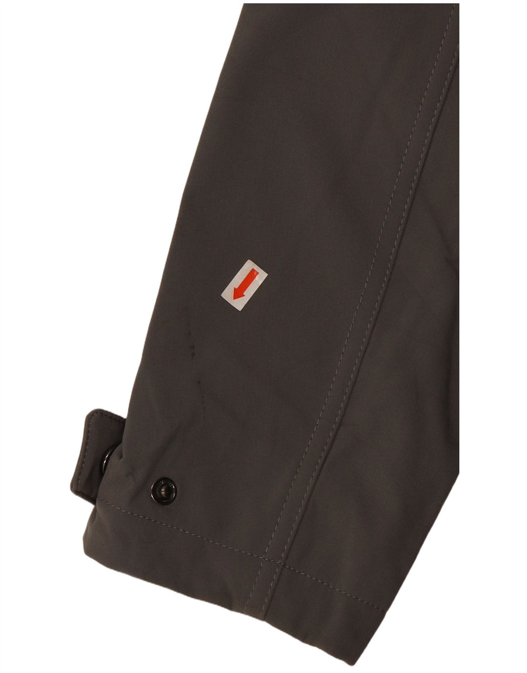 Jaqueta corta-vento feminina CALVIN KLEIN com capuz UK 6 XS poliéster cinza