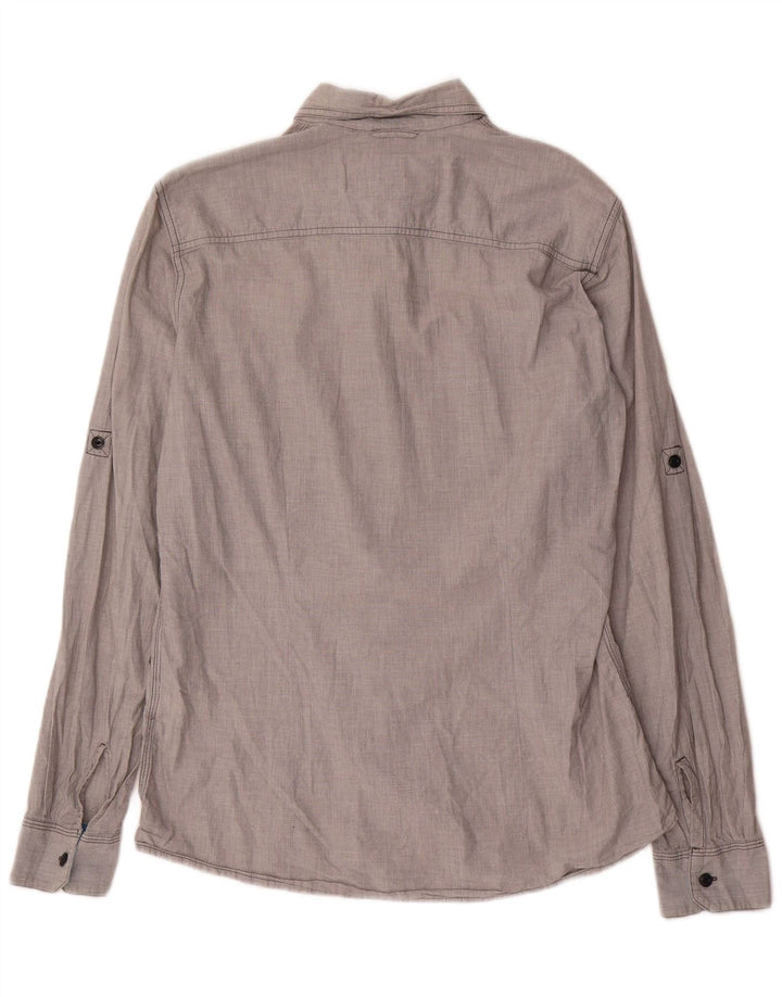 Camisa masculina O'Neill Slim Fit grande algodão cinza