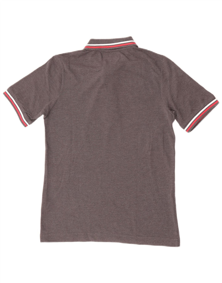 Camisa polo masculina Kappa pequena algodão cinza