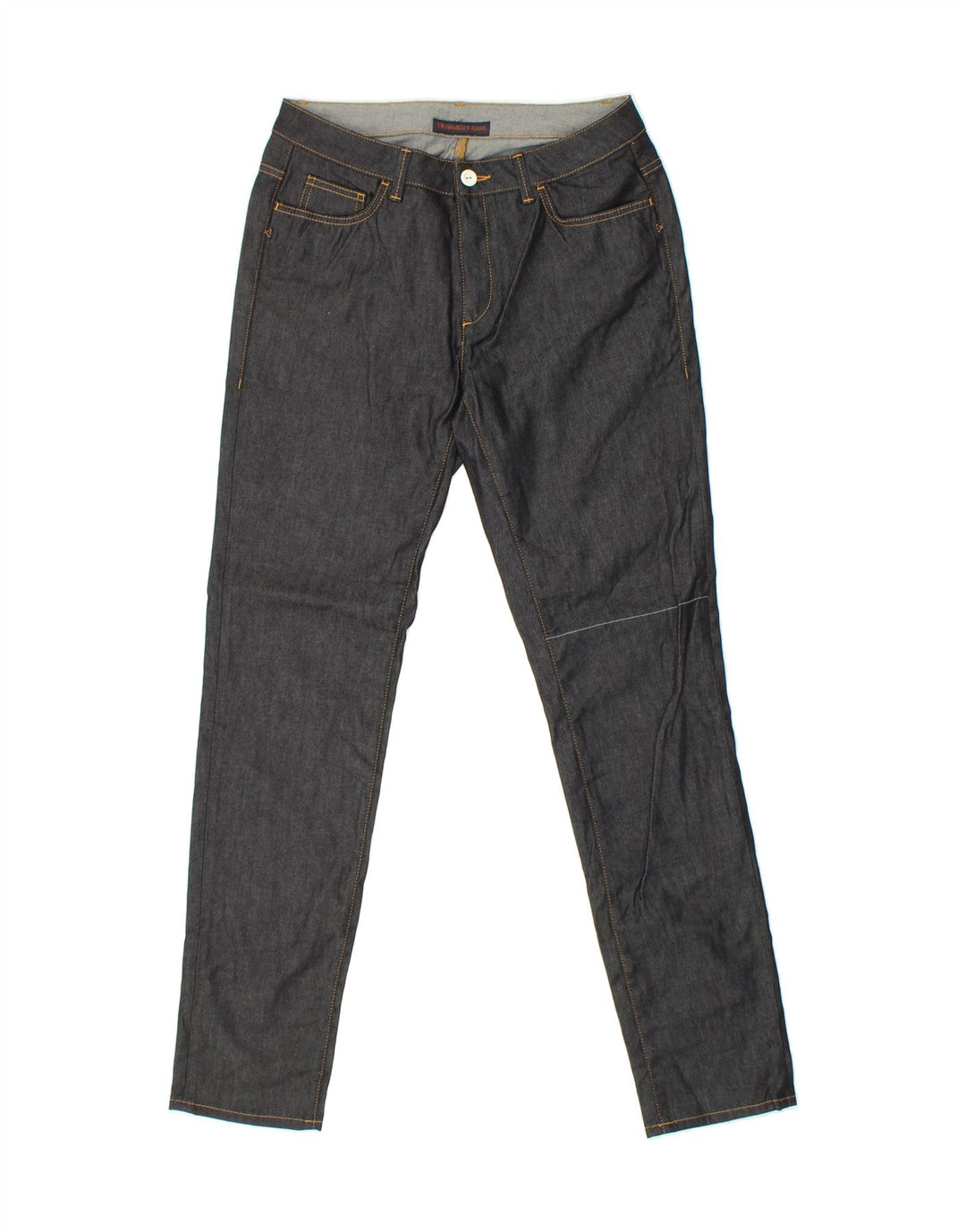 TRUSSARDI Womens Slim Jeans W30 L32 Grey Cotton Vintage Trussardi and Second-Hand Trussardi from Messina Hembry 