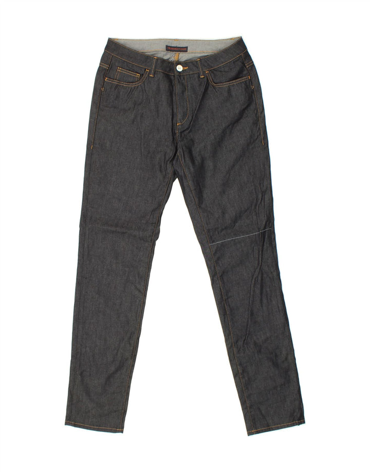 TRUSSARDI Womens Slim Jeans W30 L32 Grey Cotton Vintage Trussardi and Second-Hand Trussardi from Messina Hembry 