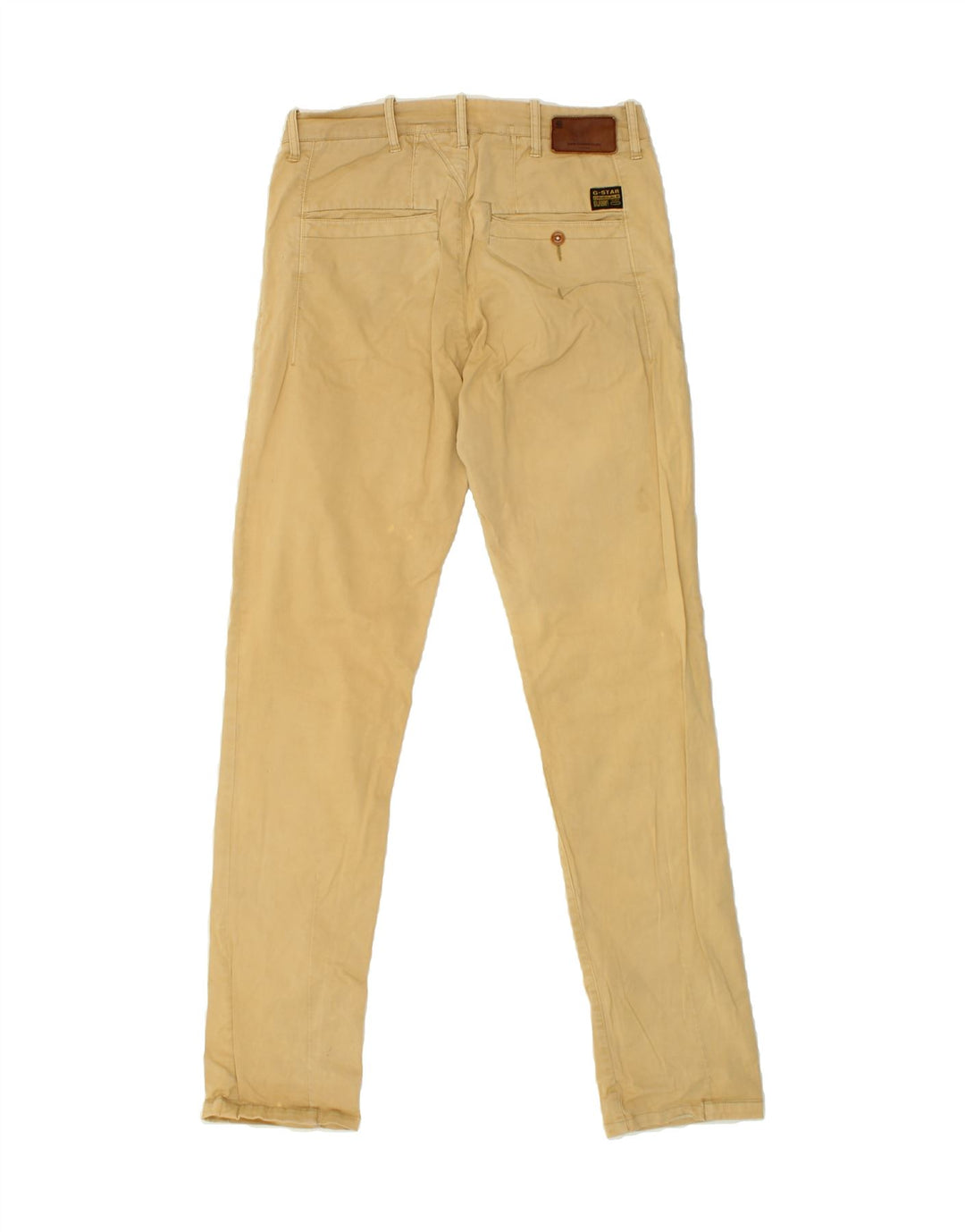 G-STAR Mens Slim Chino Trousers W25 L34 Beige Cotton Vintage G-Star and Second-Hand G-Star from Messina Hembry 