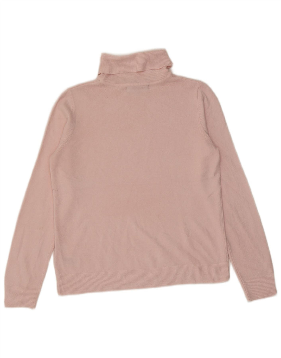 Suéter feminino Marks & Spencer com gola redonda Reino Unido 12 acrílico rosa médio