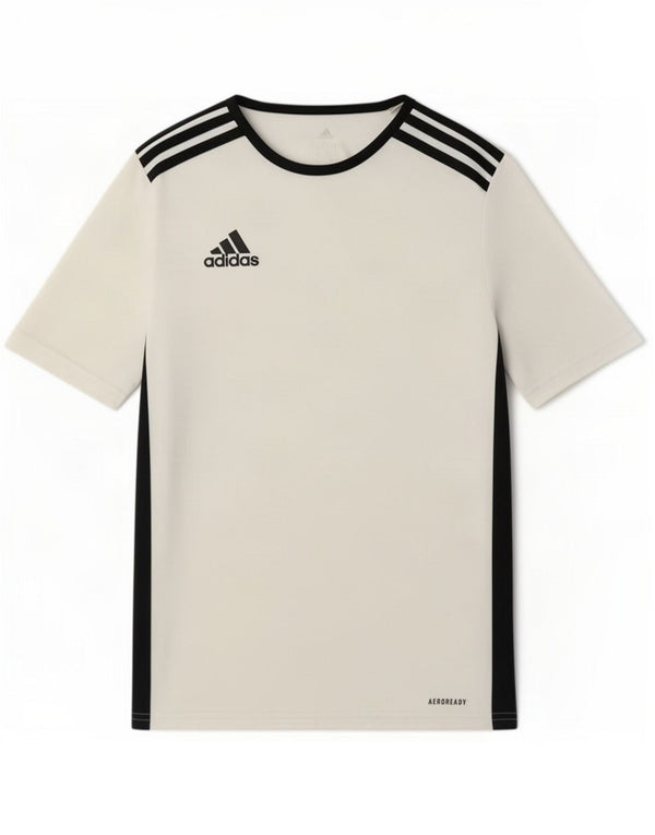 Camiseta Adidas Menino Aeroready Top 13-14 Anos Poliéster Branco