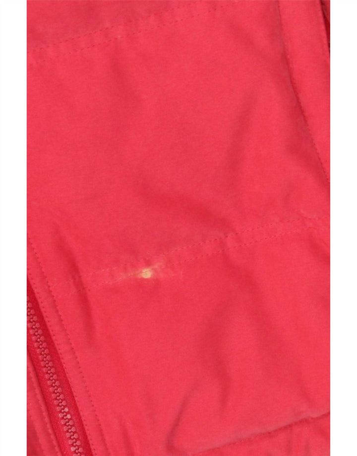Jaqueta acolchoada superdimensionada feminina Musto UK 10 poliéster vermelho pequeno