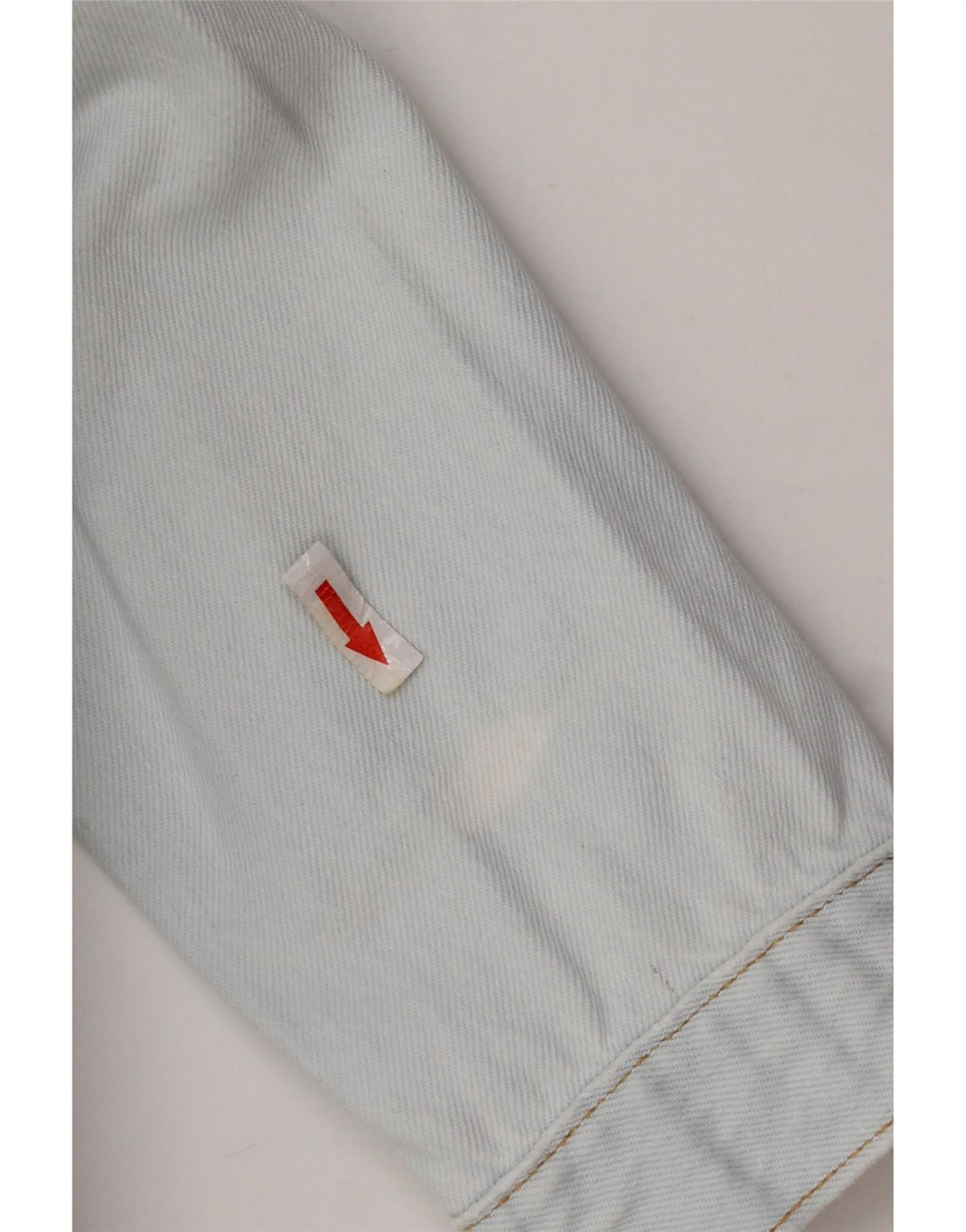 Jaqueta jeans feminina Levi's UK 12 algodão azul médio