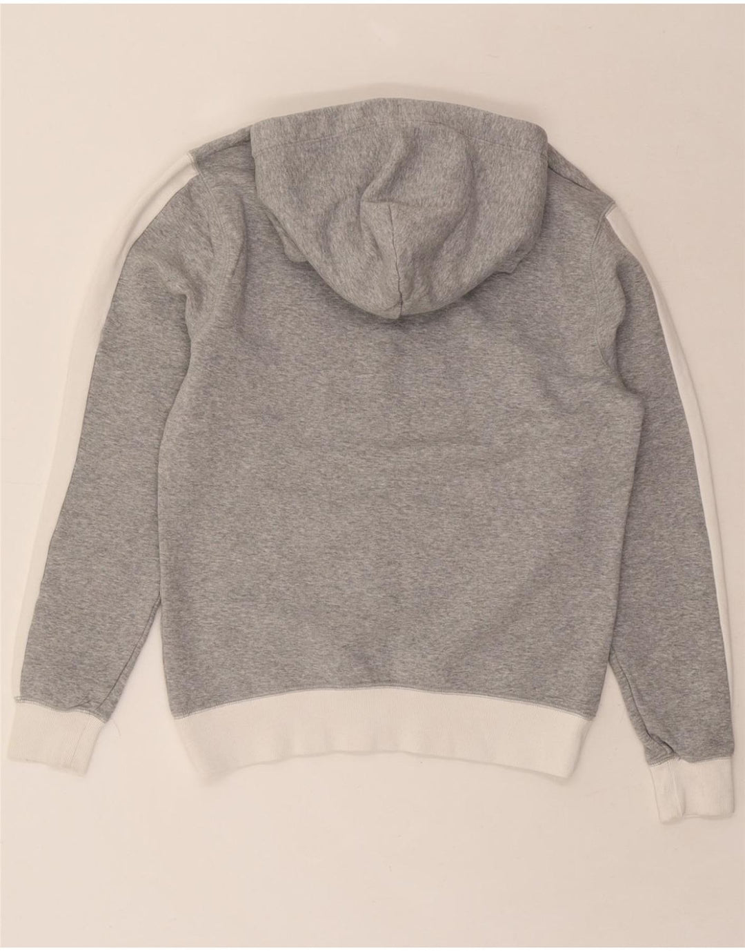 JACK WILLS Mens Hoodie Jumper XS Grey Colourblock Cotton Vintage Jack Wills and Second-Hand Jack Wills from Messina Hembry 