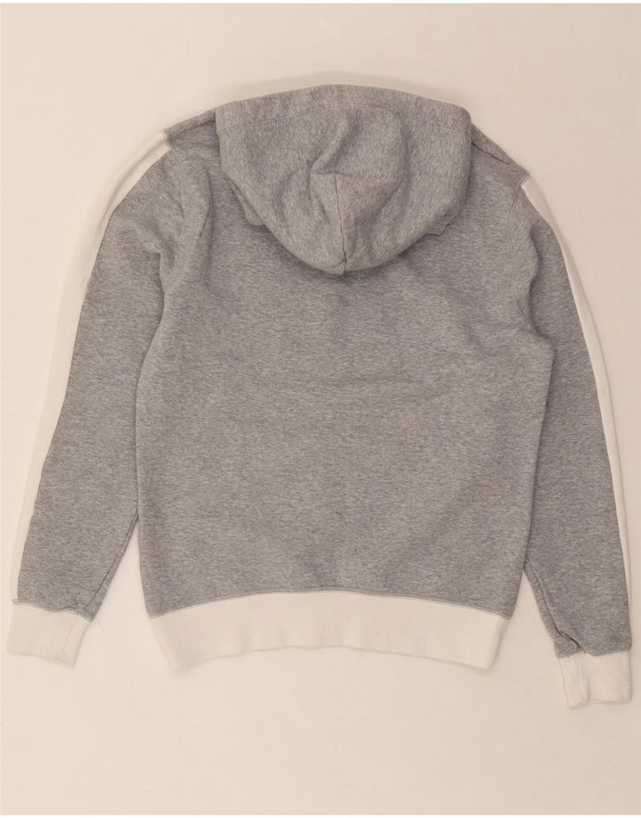 JACK WILLS Mens Hoodie Jumper XS Grey Colourblock Cotton Vintage Jack Wills and Second-Hand Jack Wills from Messina Hembry 