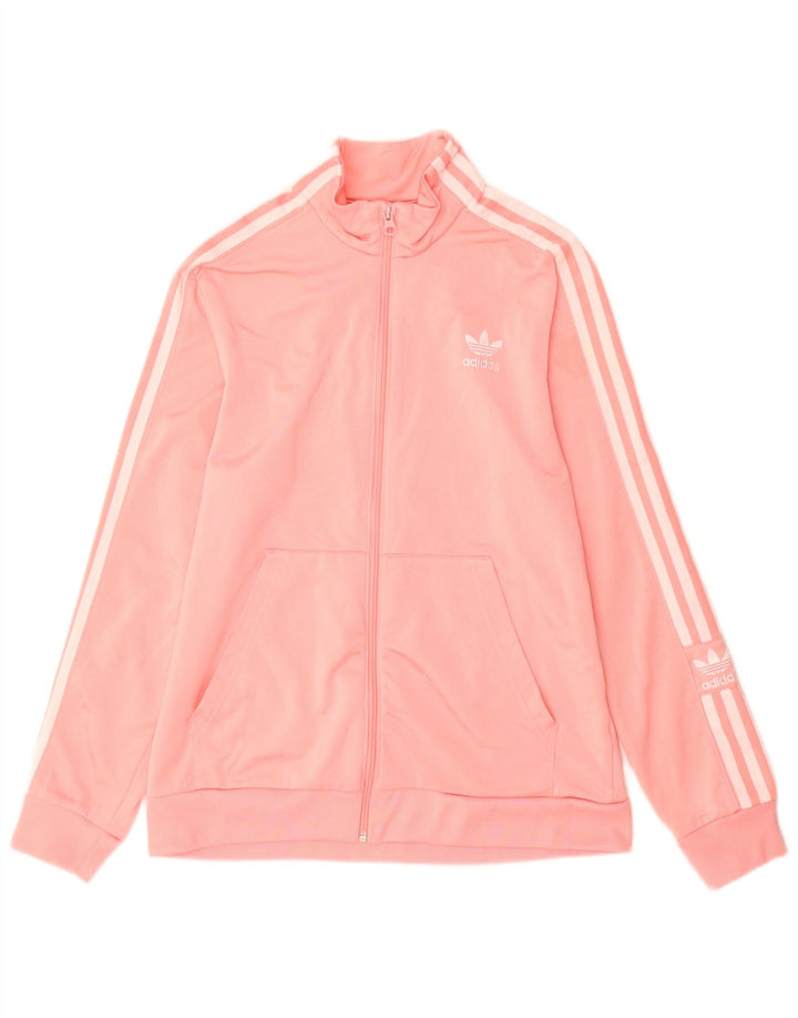 Jaqueta Adidas Meninas Treino Top 13-14 Anos Rosa Poliéster