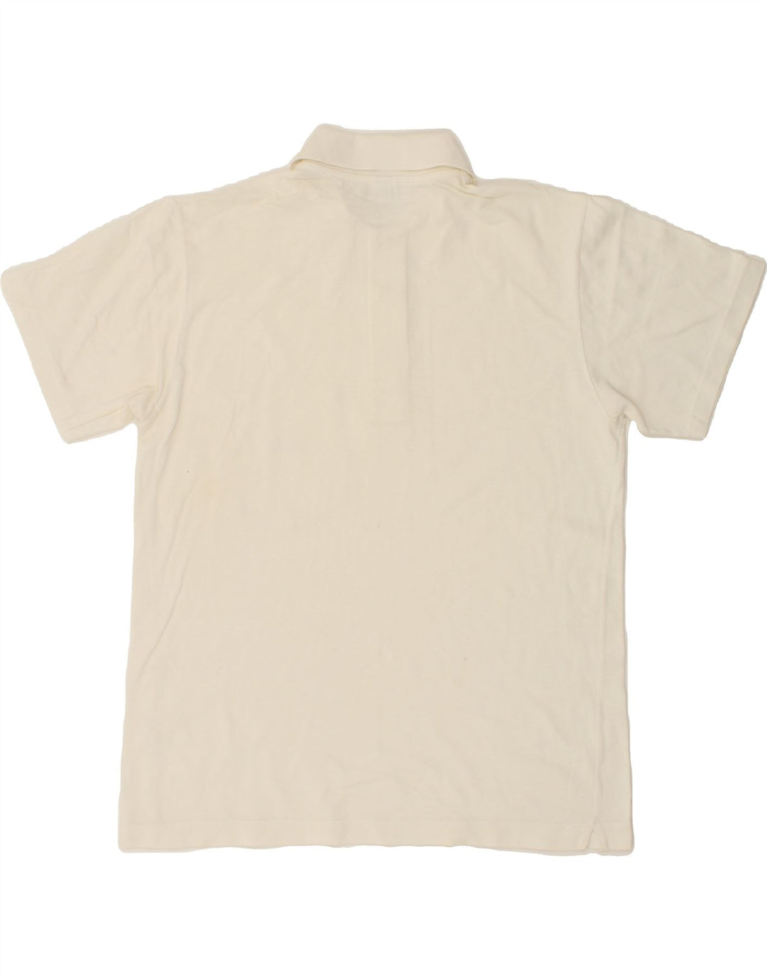 DIADORA Mens Polo Shirt Medium Off White Cotton Vintage Diadora and Second-Hand Diadora from Messina Hembry 